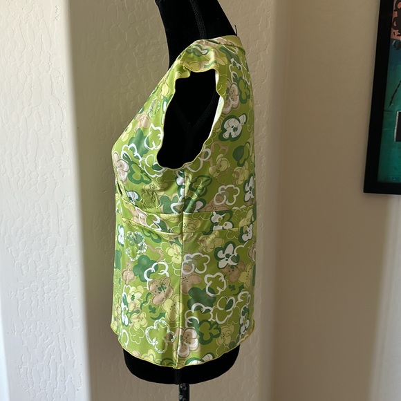 Bright And Happy INC Floral Pattern With Sequins & Stitching Size Petite Medium - Picture 2 of 11